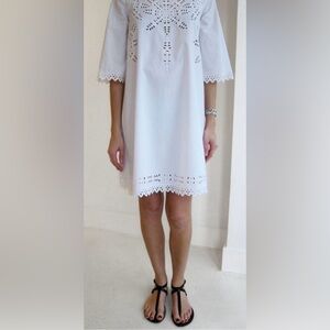 Isabel Marant Étoile White Eyelet Dress